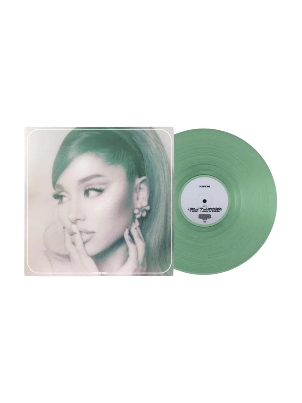 SEALED Ariana Grande Positions LP in Coke Bottle Clear Green 💚 Vinyl Limited